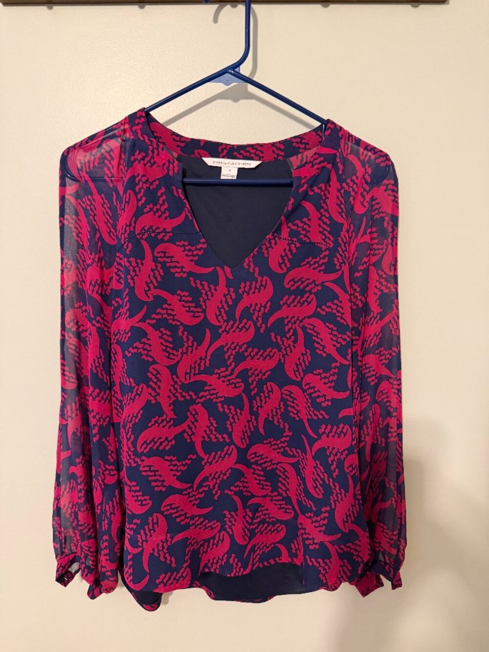Silk Diane von Furstenburg blouse